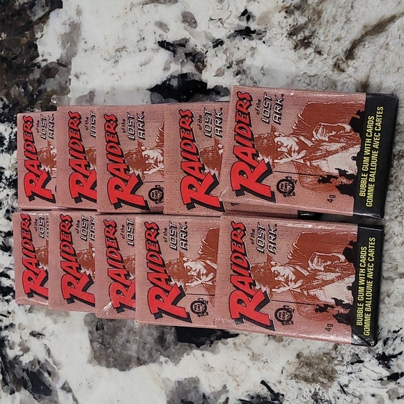 Raiders of the lost Ark single wax packs, $10 per package - Picture 1 of 3